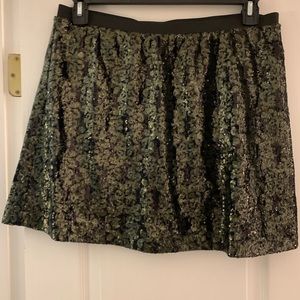 EUC Joe Fresh | Sequin Lined Skirt | Lg